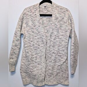Knox Rose Cream, Pink and Gray Fuzzy Cardigan Sweater